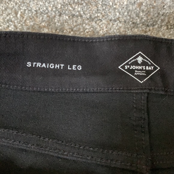 *HP!!* NWT Black Straight Leg Secretly Slender Stretch Jeans 16S - Picture 5 of 10